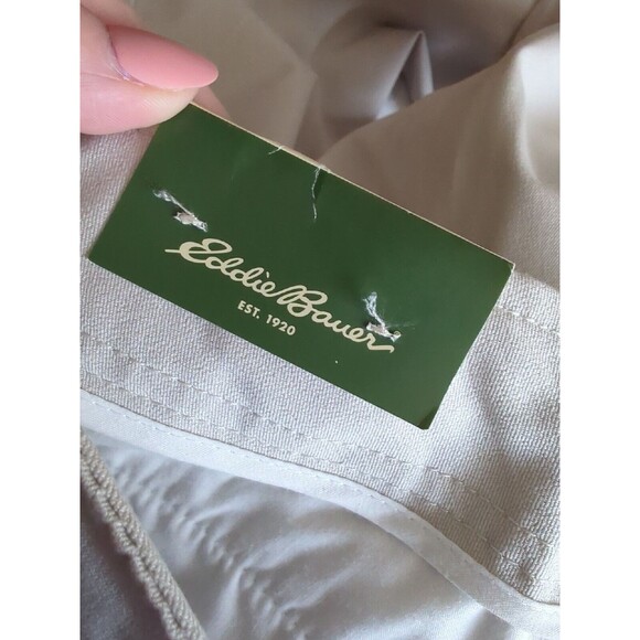 NWT Eddie Bauer Vashon Fit Women’s Khaki Beige Pants 8 Tall Gorpcore Hiking - Picture 4 of 10